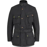 Belstaff Trialmaster Motorrad Wachsjacke Schwarz 2XL