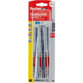 Fischer DuoXpand Langschaftdübel 10 x 140 4 Stück