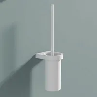 Hewi System 800 Toilettenbürstengarnitur 800.20.10260AS 105x420x120mm, Behälter Kunststoff weiß,