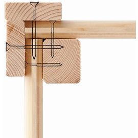 Karibu Gartenhaus Askola 2 mit 280 cm Schleppdach und Rückwand – 19 mm-213 x 217 cm-terragrau