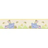 A.S. Création Bordüre Kindermotiv 13 cm 5 m Gelb