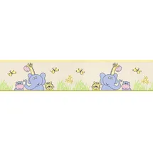 A.S. Création Bordüre Kindermotiv 13 cm 5 m Gelb