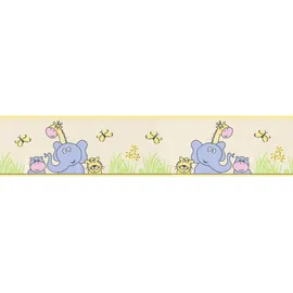 A.S. Création Bordüre Kindermotiv 13 cm 5 m Gelb