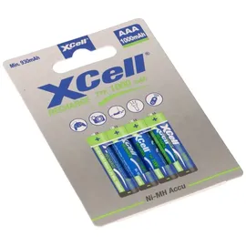 XCell Micro Akku Ni-MH 1,2V 1000mAh AAA 4er Blister