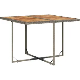 vidaXL Garten-Essgruppe 9-tlg. Grau