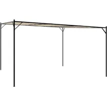 vidaXL Pavillon 4 x 4 m Beige