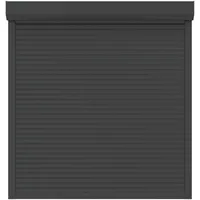 vidaXL Rollladen Anthrazit 140 x 150 cm Aluminium und Polyurethan
