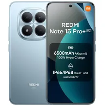 Xiaomi Redmi Note 15 Pro+ 5G 8 GB RAM 256 GB Glacier Blue