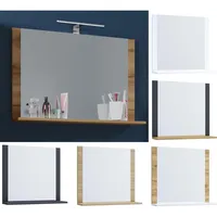 VCM VCM, Badspiegel Wandspiegel mit Ablage 80 cm)