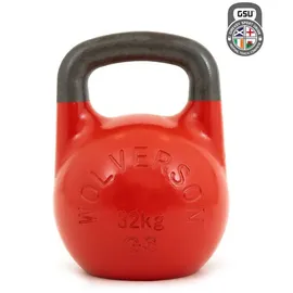 wolverson fitness Kettlebell 32 kg rot