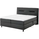 vanDoorn Boxspringbett mit Motor Earl Motor ¦ schwarz ¦ Maße (cm): B: 196 H: 126