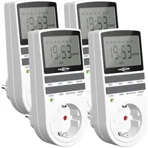 Ansmann 1260-0006-590-01 Zeitschaltuhr Programmierpaket digital Tagesprogramm, Wochenprogramm 3680W