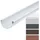 Inefa Dachrinne halbrund 200 cm NW 100 Kunststoff PVC Weiß