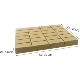 Alschu-Chemie GmbH Grillanzünder 24 Stück Naturholz Wachs braun