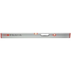 BMI Aluminium-Wasserwaage Highprecision R 1000 L.120cm Alu. 4 Kammerprofil BMI