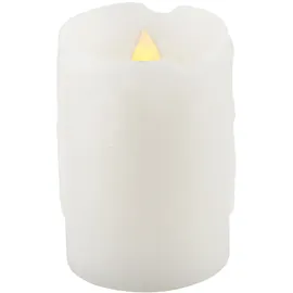 GLOBO LED Kerze 5 x 7,5 cm 12 St. weiß