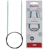 KnitPro International Rundstricknadel ZING 3,25 mm Grün 100 cm