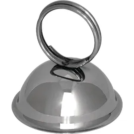Olympia Menühalter Edelstahl mit Ring