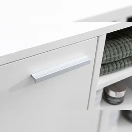FineBuy Waschbeckenunterschrank FB51390 weiß Badschrank Waschtisch Unterschrank
