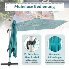 Costway Ø 300 cm Blau