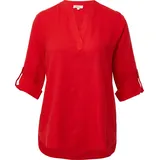 s.Oliver Leinenmix-Bluse mit Turn-up - rot - 36