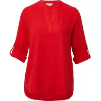 s.Oliver Leinenmix-Bluse mit Turn-up - rot - 36
