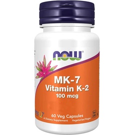 NOW Foods MK-7 Vitamin K-2, 100mcg 120