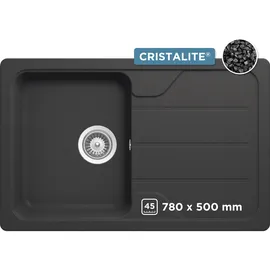Schock Formhaus D-100S Einbau Nero + Excenterbetätigung