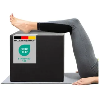 Foxx Polsterhocker Bandscheibenwürfel Stufenbett/Lagerungswürfel, [40x35x30cm, ohne Bezug], zur Entlastung der Bandscheiben