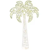 Trendline LED Silhouette Palme 30 LED Kunststoff 30 cm grün/weiß