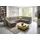 die planbar Wohnlandschaft DIE PLANBAR "ZE-EM16033 U-Form, Breite 330 cm", mammut nougat, B:330cm T:262cm, 100% Polyester, Sofas, Wohnlandschaft, wahlweise mit Kopfstützen und Bettfunktion