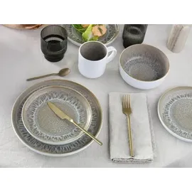 CreaTable Nordic Fjord Sand Weiss Kombiservice 16-tlg.