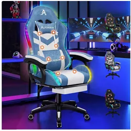 luxuskollektion Gaming-Stuhl Stoff Hellblau