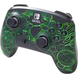 PowerA Lumectra Galactic Vortex Controller Schwarz Nintendo Switch