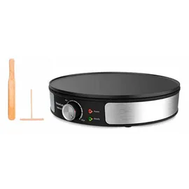 TAURUS Crepe&Fun pandekagemaskine 968384000, Fun Kitchen, Grau, Schwarz