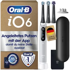 Oral-B iO Series 6 grey opal + Reiseetui + Aufsteckbürste 3 St.