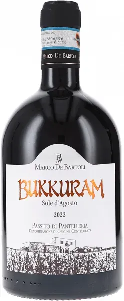 Bukkuram Sole d ́Agosto Passito di Pantelleria DOC Marco de Bartoli 2022