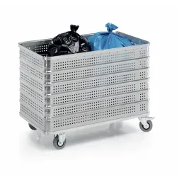 novocal Aluminium-Transportcontainer GTW /L , GTW /L (gelocht) 430 l - Volumen