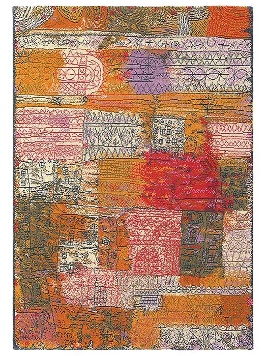 Teppich Klee Villenviertel Brink & Campman mehrfarbig, 1x183 cm