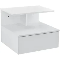 [en.casa] Wandboard Amberg 40 x 35 x 31 cm Weiß