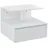 [en.casa] Nachtschrank Amberg 40 x 35 x 31 cm Weiß