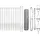 vidaXL Zaun 25 x 0,5 m Silber/Stahl