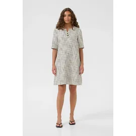 Culture Kleid Blusenkleid Schwarz/Weiß 36