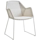 Cane-Line Gartensessel Breeze, Faser Kunststoff Weiß