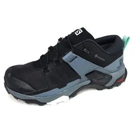 Salomon X Ultra 4 GTX Damen Black/Stormy Weather/Opal Blue 42