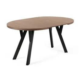 Konsimo Esstisch Ø 100 cm braun