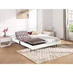 Relaxbett elektrisch - Latexmatratzen - CASSIOPEE III von  YSMÉE - mit OKIN-Motor - 2 x 70 x 190 cm - Weiß