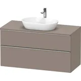Duravit Waschtischunterschrank wandhängend „D-Neo“ 120 × 66,4 × 55 cm in Basalt Matt