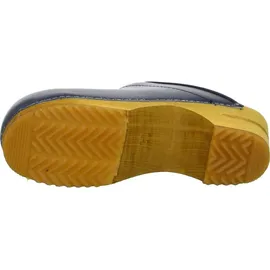 Sanita Comfortwear Clog "Wood-Lotte open, - Blau