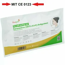 Hotgen Biotech 400 x Hotgen Antigen-Selbsttest CE-Zertifikat Corona | VPE 1 Softpack